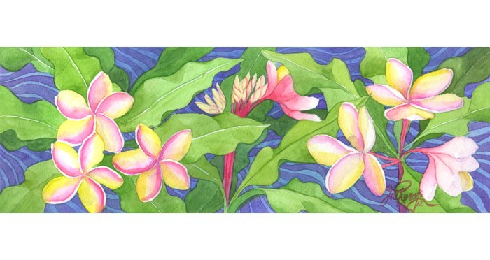Plumeria Painting